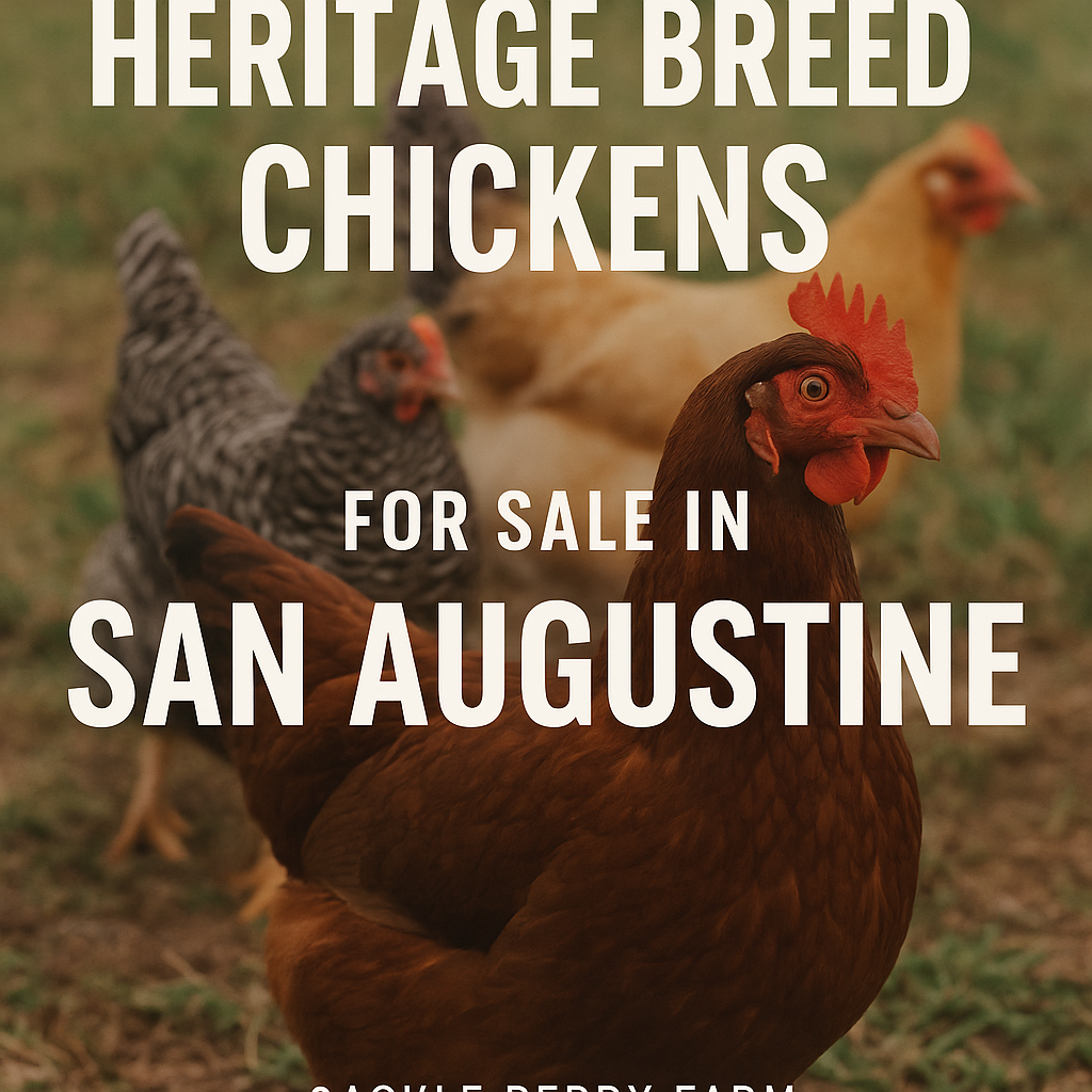 Heritage Breed Chicken San Augustine - Cackle Berry Farm