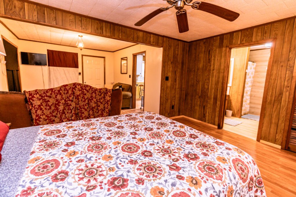 The Arlin Hays Tiny Home in San Augustine - a very nice view of the layout of the house.