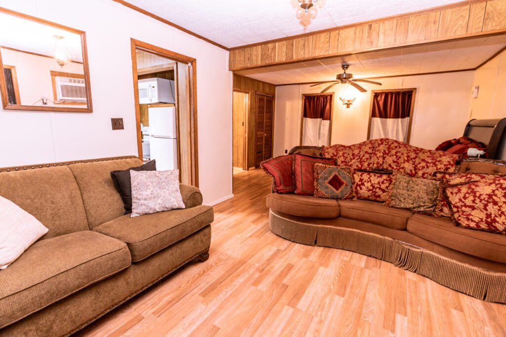 The Arlin Hays Tiny Home in San Augustine - comfortable couches!